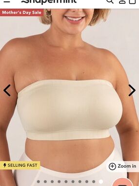truekind Convertible Strapless Bandeau Bra from Shapermint